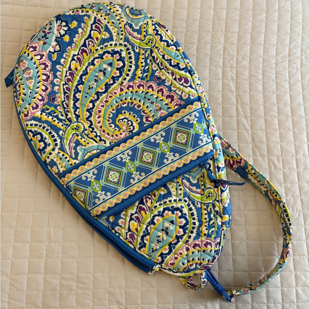 Vera Bradley Tennis Racket Cover - Capri Blue (retired)